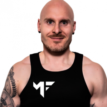 Personal trainer Sam Radford in sutton in ashfield