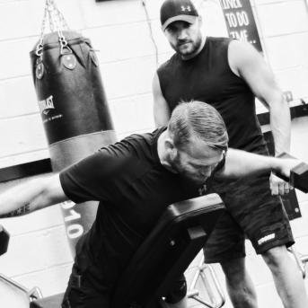 Personal trainer Steven Barlow in Wigan